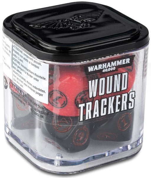Warhammer 40,000 Wound Trackers Red / Black 40-47
