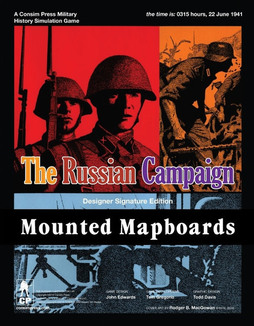 The Russian Campaign Mounted Mapboards Set