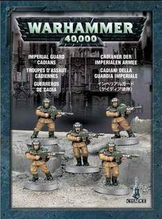 Warhammer 40K Imperial Guard: Cadians (5 Models) 35-33