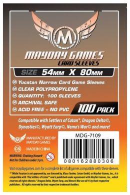 Mayday Games 54 X 80 mm - 100 Pack Yucatan Narrow Card Sleeves