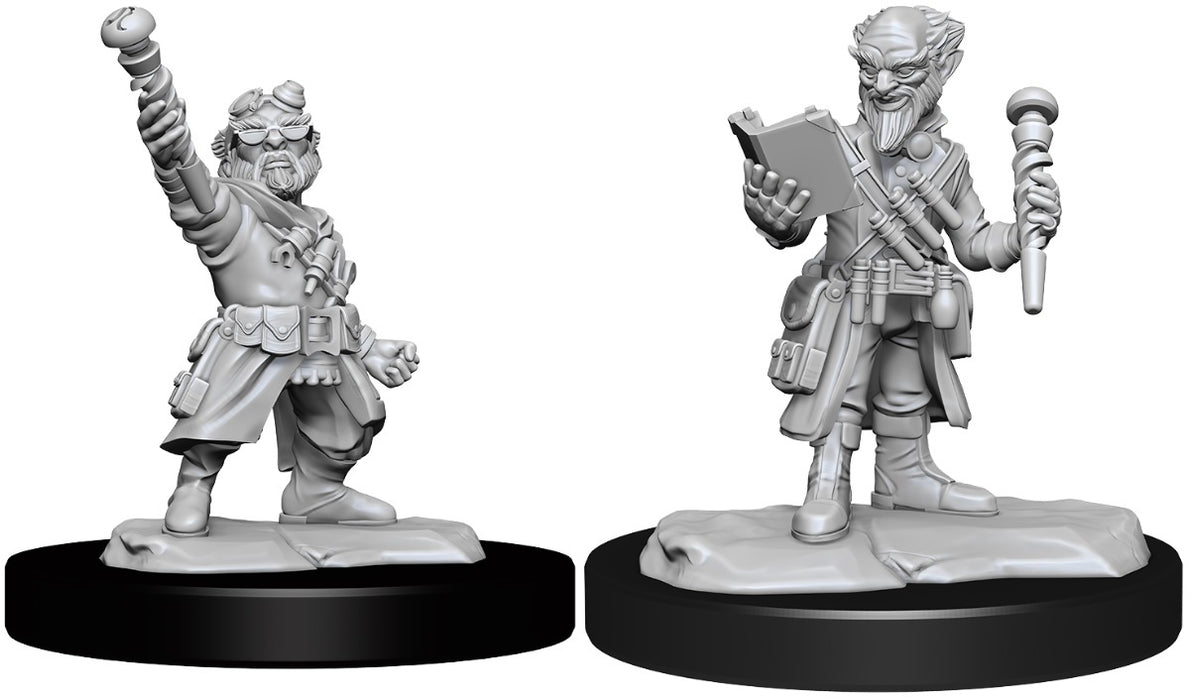 D&D Nolzurs Marvelous Unpainted Miniatures Gnome Artificer Male ( 2 figures )