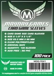 Mayday Games 63.5 x 88 mm - 100 Pack Card Sleeves