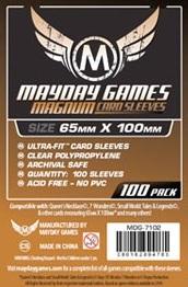 Mayday Games Magnum Ultra-Fit Copper Card Sleeves - 65 x 100 mm (100) Brown