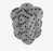 D6 Dice Opaque 16mm Grey/Black CHX25610