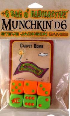 Munchkin +6 Bag o' Radioactive Munchkin d6