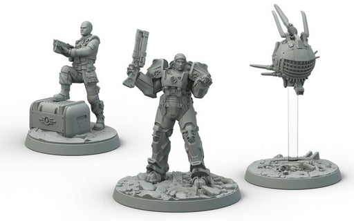 Fallout Wasteland Warfare Brotherhood of Steel Knight-Captain Cade, Paladin Danse