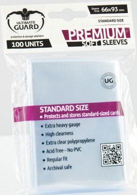 Ultimate Guard Premium Soft Sleeves Standard Size Transparent (100)