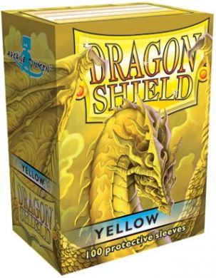 Dragon Shield Yellow Sleeves