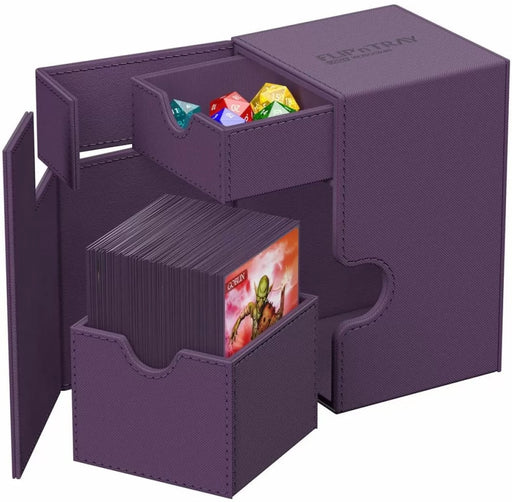 Ultimate Guard Flip n Tray 100+ XenoSkin Monocolor Purple Deck Box