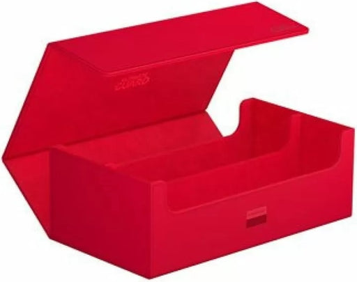 Ultimate Guard Arkhive Flip Case 800+ Standard Size XenoSkin Monocolour Red Deck Box