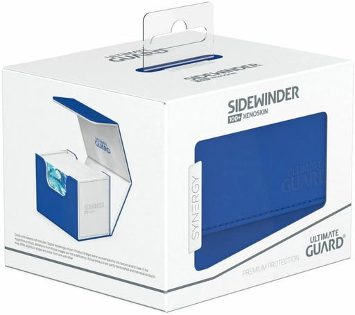 Ultimate Guard Synergy Sidewinder 100+ Blue/White Deck Box