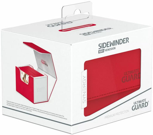 Ultimate Guard Synergy Sidewinder 100+ Red/White Deck Box