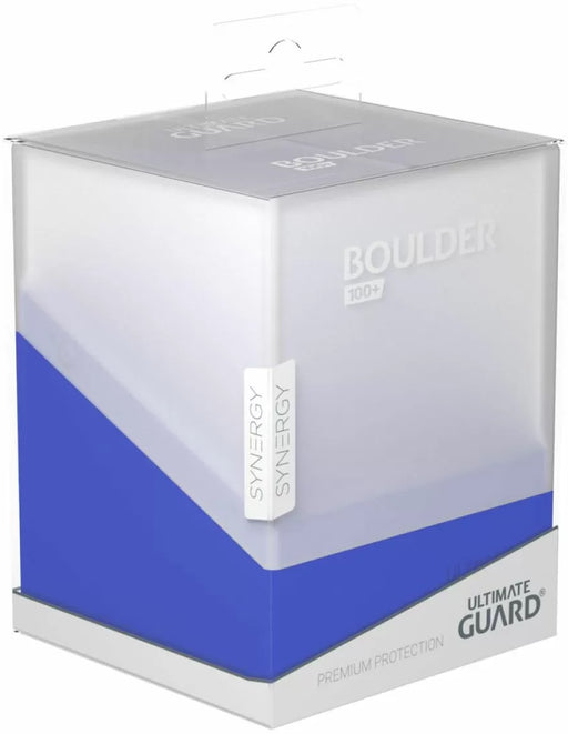 Ultimate Guard Synergy Boulder 100+ Blue/White Deck Box