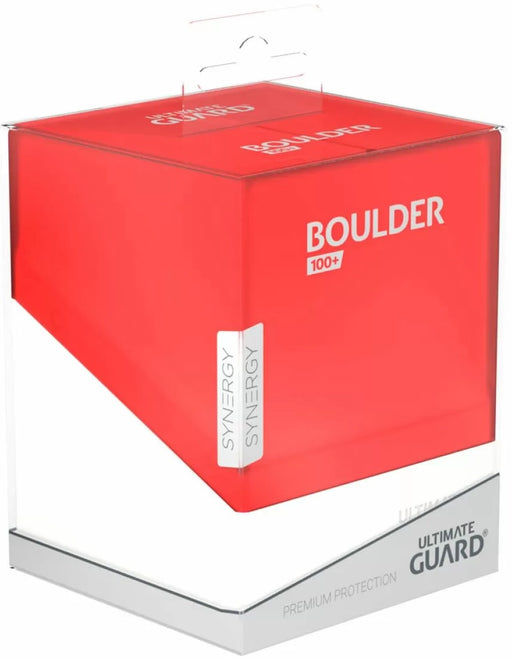 Ultimate Guard Synergy Boulder 100+ Red/White Deck Box
