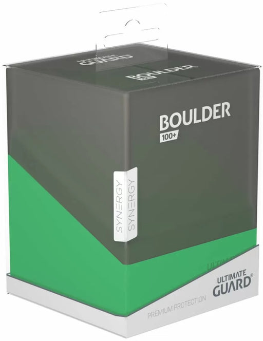 Ultimate Guard Synergy Boulder 100+ Black/Green Deck Box