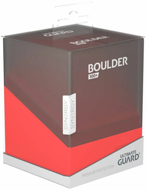 Ultimate Guard Synergy Boulder 100+ Black/Red Deck Box