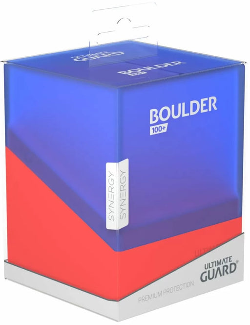 Ultimate Guard Synergy Boulder 100+ Blue/Red Deck Box