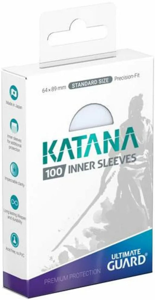 Ultimate Guard Katana Standard Size Inner Sleeves Transparent (100)