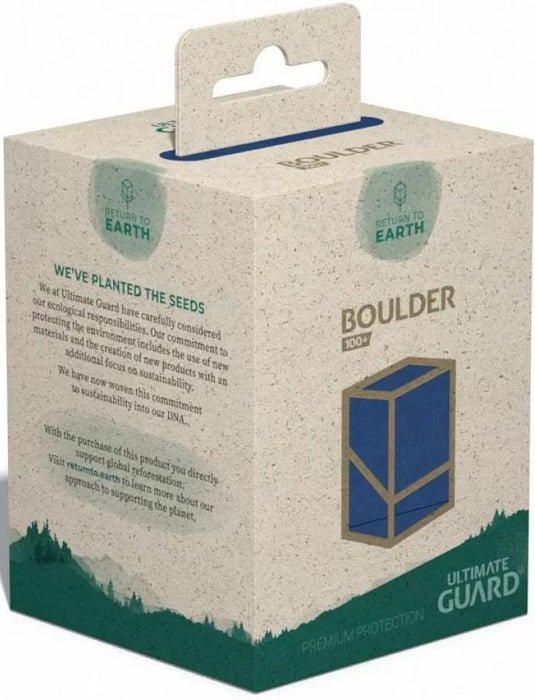 Ultimate Guard Return to Earth Boulder 100+ Deck Box Blue