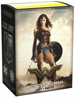 Sleeves - Dragon Shield - Box 100 - MATTE Art - Justice League Wonder Woman