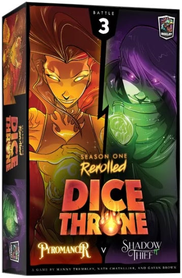 Dice Throne Season 1 Re Rolled - Box 3 Pyromancer v Shadow Thief