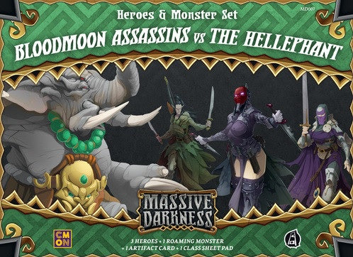 Massive Darkness Bloodmoon Assassins vs The Hellephant