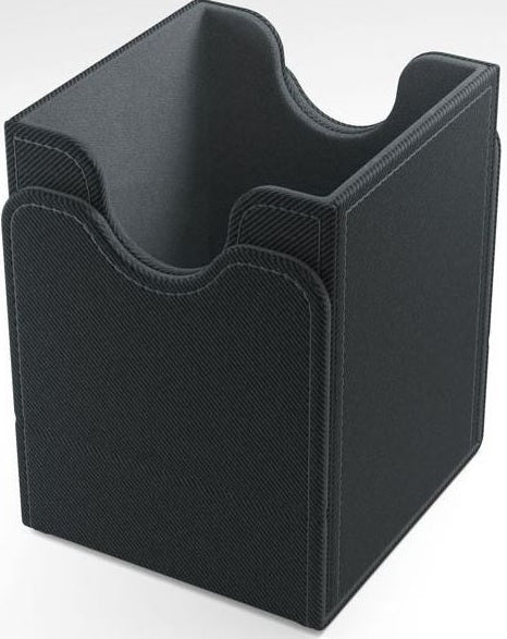 Gamegenic Squire Holds 100 Sleeves Convertible Deck Box Black