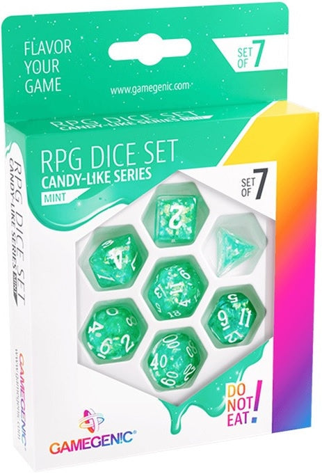 Gamegenic Candy-like Series - Mint - RPG Dice Set (7pcs)