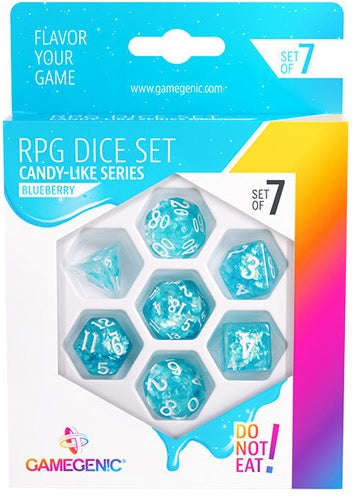 Gamegenic Candy-like Series - Blueberry - RPG Dice Set (7pcs)