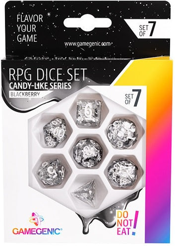 Gamegenic Candy-like Series - Blackberry - RPG Dice Set (7pcs)