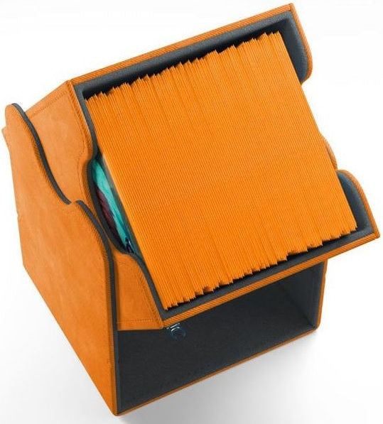 Gamegenic Squire Holds 100 Sleeves Convertible Deck Box Orange
