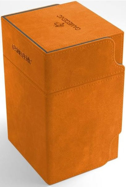 Gamegenic Watchtower Holds 100 Sleeves Convertible Deck Box Orange