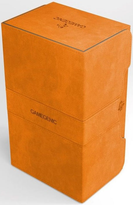 Gamegenic Stronghold Holds 200 Sleeves Convertible Deck Box Orange