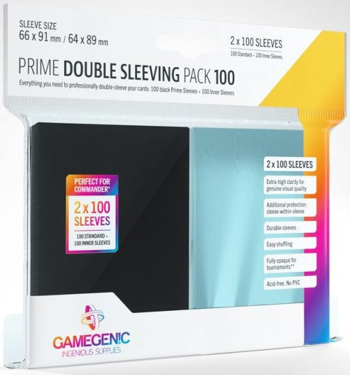 Gamegenic Prime Double Sleeving Pack 100