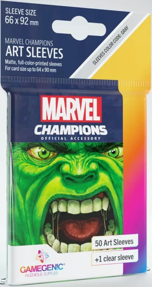 Gamegenic Marvel Champions Art Sleeves Hulk