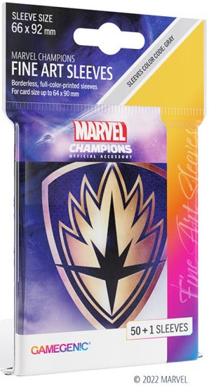Gamegenic Marvel Champions FINE ART Sleeves Guardians of the Galaxy Logo