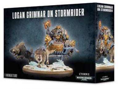 Warhammer 40K Space Wolves: Logan Grimnar on Stormrider 53-13
