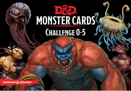 D&D Spellbook Cards: Monster Deck 0-5 (179 cards)