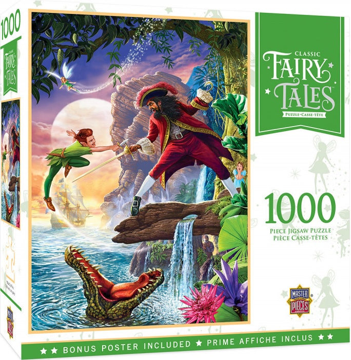 Masterpieces Puzzle Classic Fairy Tales Peter Pan Puzzle 1,000 pieces Jigsaw Puzzl