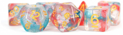 MDG Unicorn Resin Polyhedral Dice Set Astral Swell