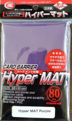 KMC Card Sleeves Hyper Matt Purple (80)