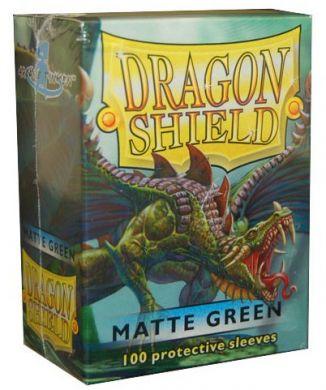 Dragon Shield 100 Count Standard Matte Sleeve: GREEN