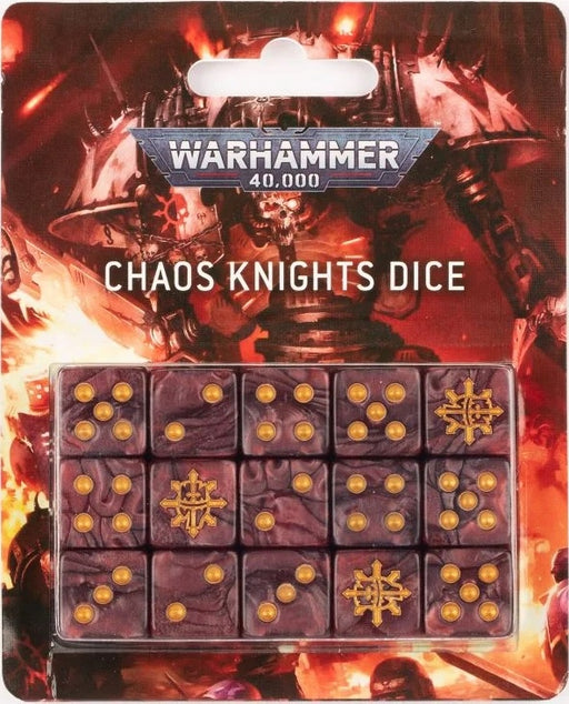 Warhammer 40,000 Chaos Knights Dice Set