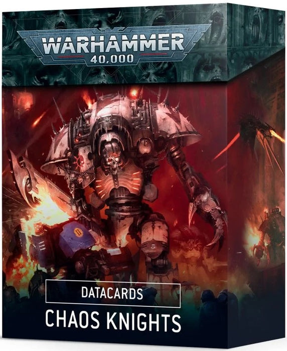 Warhammer 40K Datacards Chaos Knights ON SALE