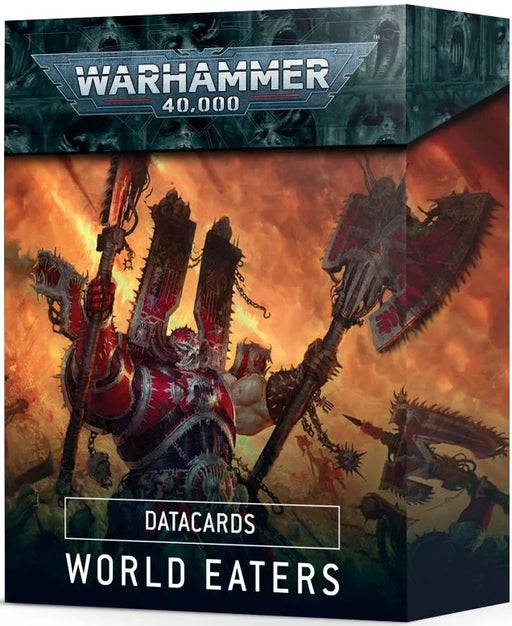 Warhammer 40K World Eaters Datacards ON SALE