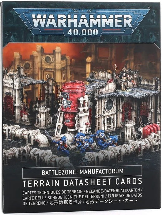 Warhammer 40,000 Battlezone: Manufactorum Terrain Datasheet Cards