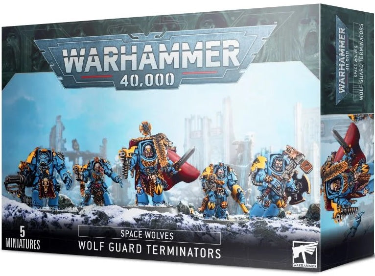 Warhammer 40K Space Wolves: Space Wolves Wolf Guard Terminators 53-07