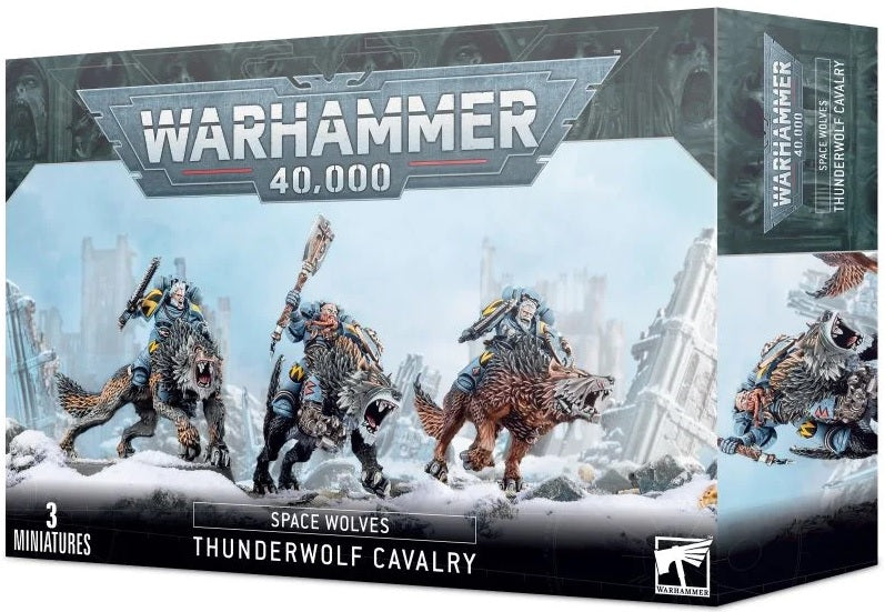 Warhammer 40K Space Wolves: Space Wolves Thunderwolf Cavalry 53-09