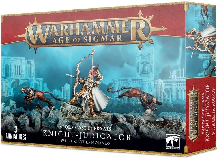 Warhammer Age of Sigmar Knight-Judicator with Gryph-hounds