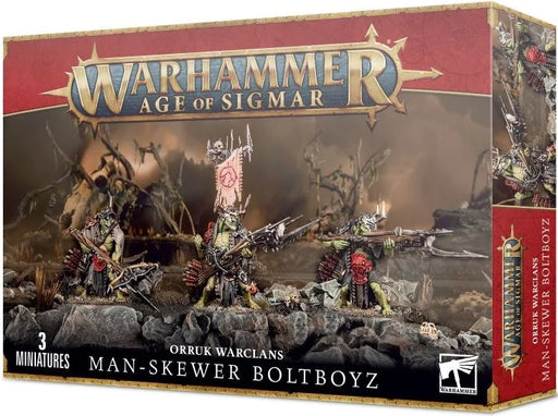 Warhammer Age of Sigmar Orruk Warclans Man-Skewer Boltboyz 89-67